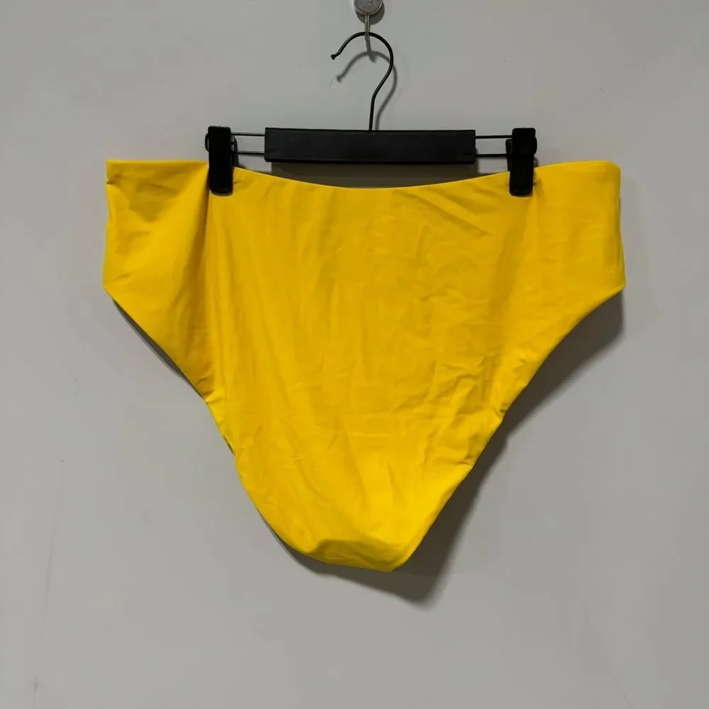 J.Crew Women High Rise Moderate Coverage Bikini Bottom Size 2X
